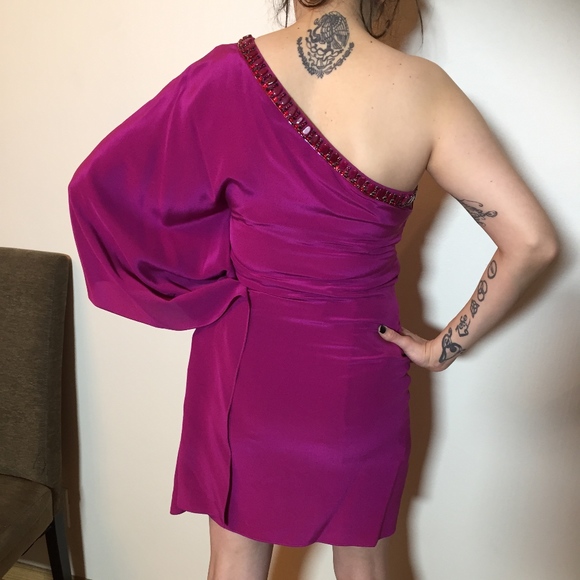 Fuchsia Roberto Cavalli Silk - Picture 4 of 6